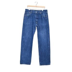 Levi's Mens 501 Straight Fit  Button Fly Jeans